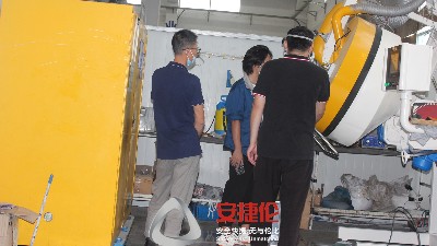 密封件骨架滾噴機(jī)噴涂—浙江客戶到訪安捷倫打樣測試